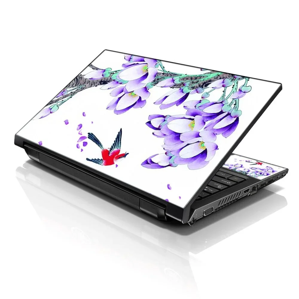 LSS 15.6 & 17.3 Inches Laptop Notebook Skin Sticker Decal - Bird Floral